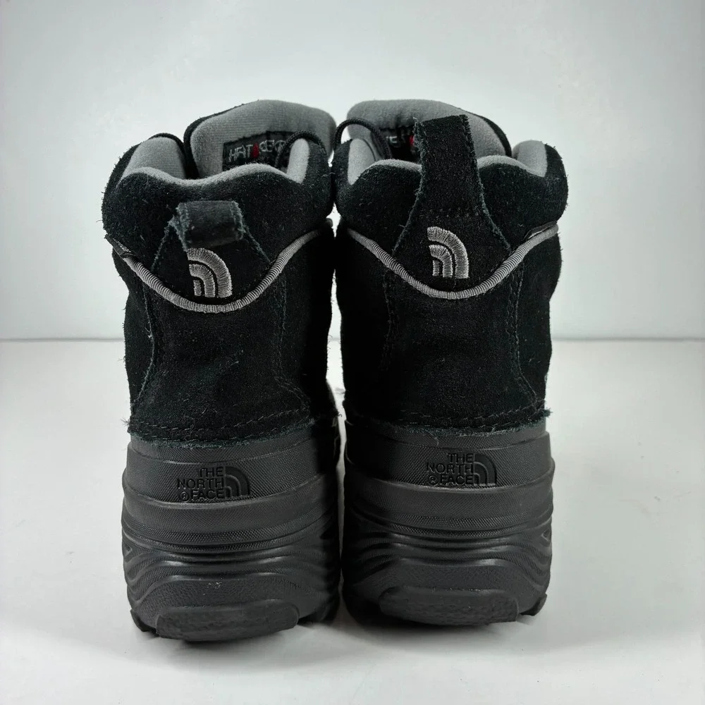 The North Face Chilkat Lace II Kids Youth US 2 Black Waterproof Winter Snow Boot
